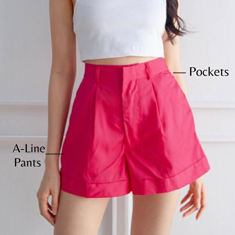 celana pendek wanita hotpants amanda //HW short pants//amanda pants.