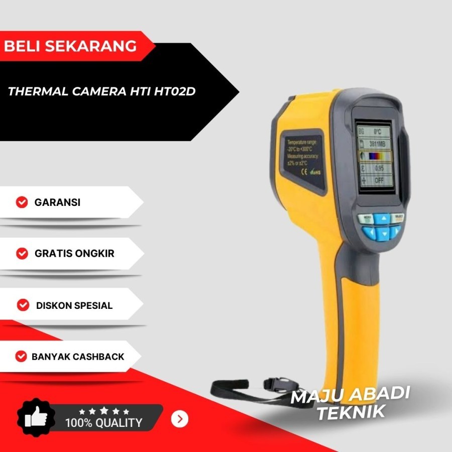 Thermal Camera HTI HT02D Imager Infrared Thermometer Gun HT-02D
