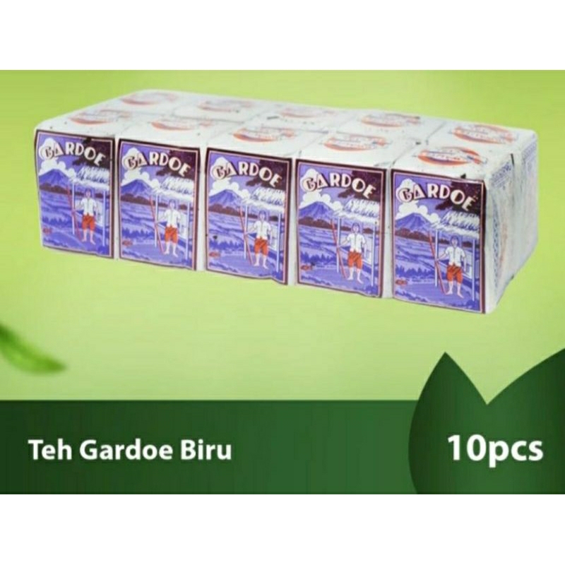 

TEH GARDOE BIRU PER PACK ISI 10X40GR