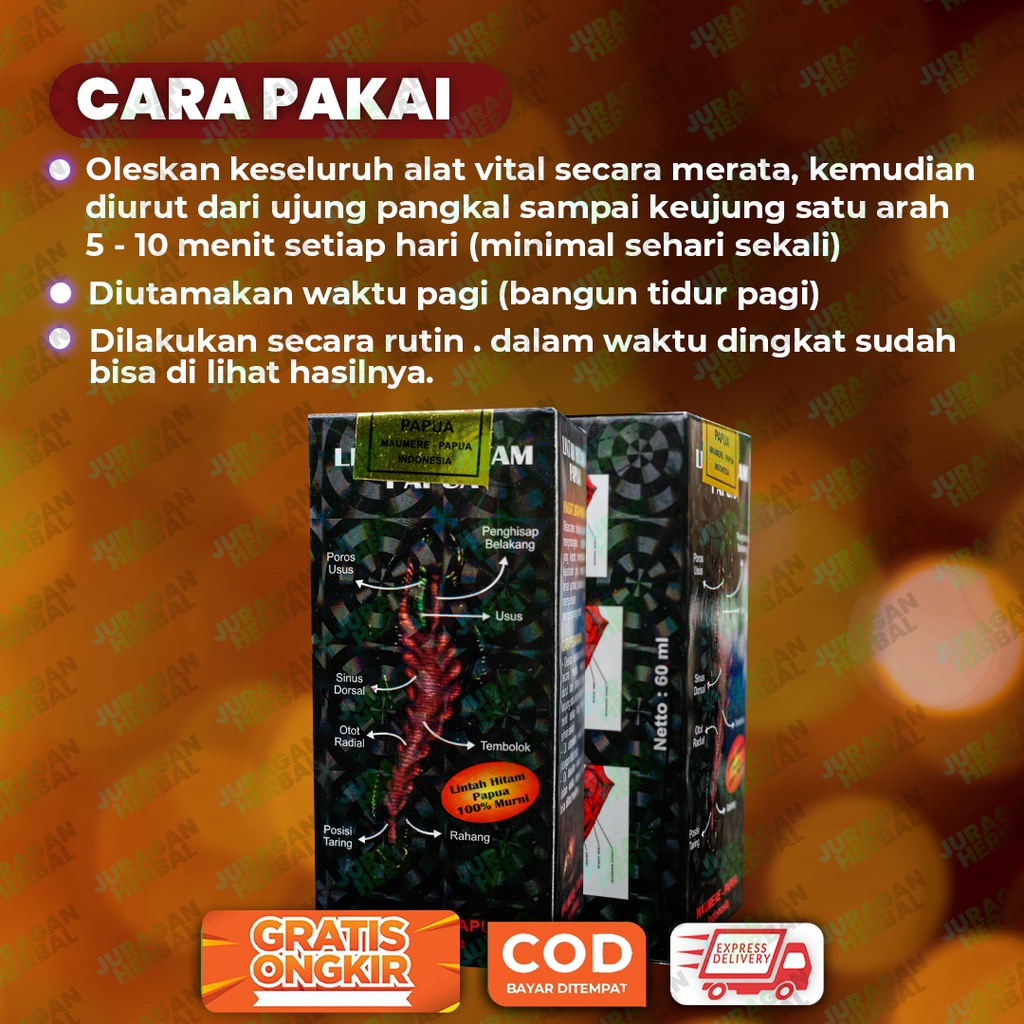 Minyak lintah hitam papua 100% original obat pembesar penis asli minyak lintah asli pembesar penis10