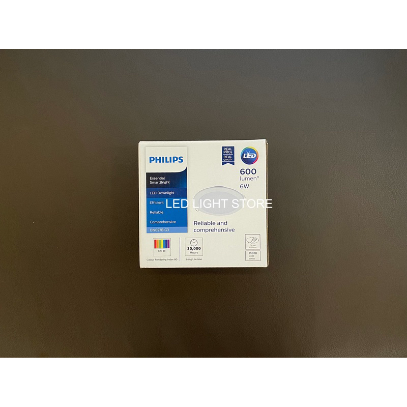 PHILIPS DN027B G3 6W 6Watt LED6 - LED Downlight Recessed