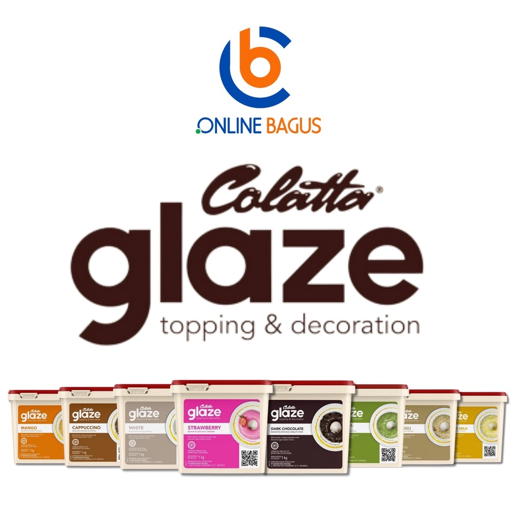 

Original COLATTA GLAZE 1KG ALL VARIANT serbuuu !