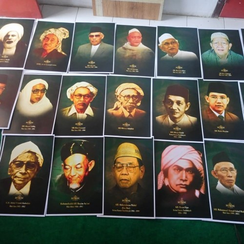 Poster habib ulama kiayi, foto habib ulama kiayi ukuran A4 DAN A3+ BISA SATUAN DAN REQUEST