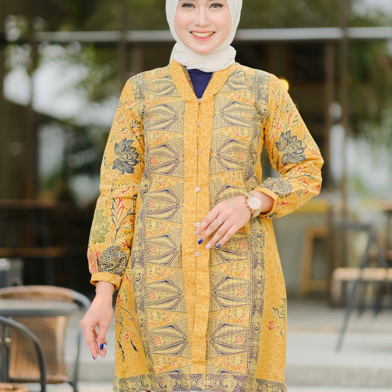 Batik kerja || Batik kerja wanita || Hima Tunik || Maheswari.daily
