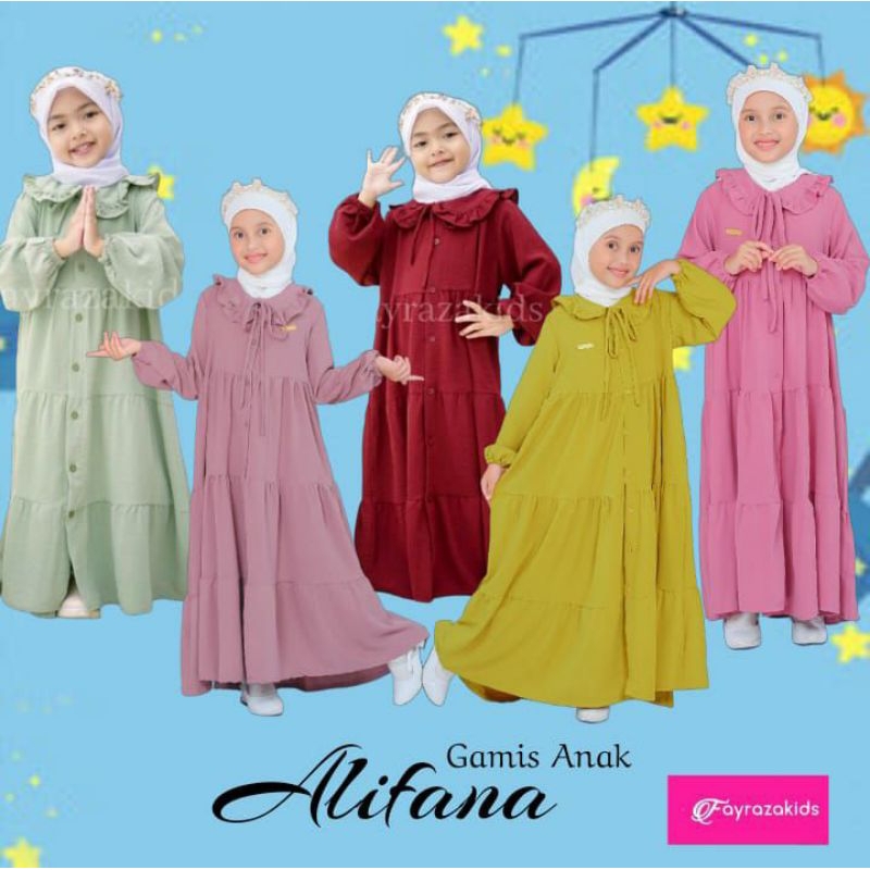 gamis anak Alifa