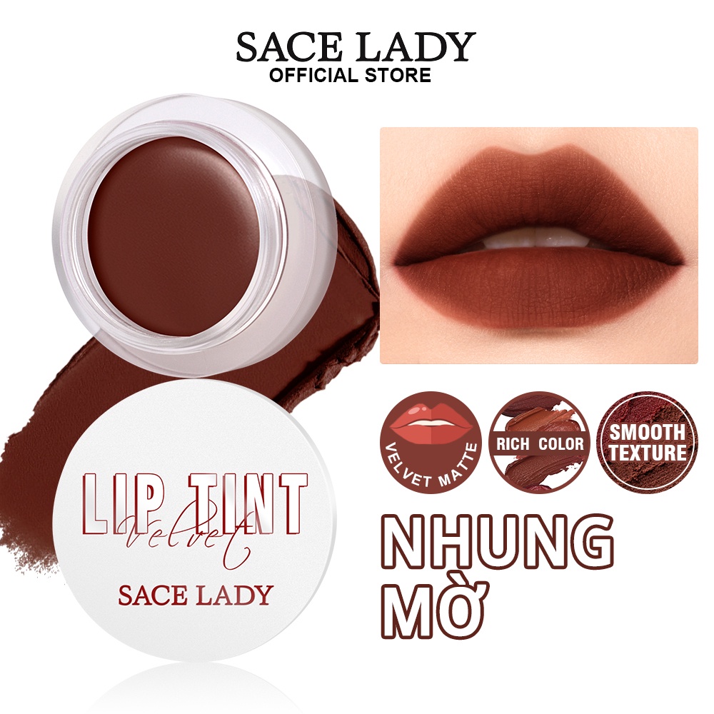 ✨COD✨ SACE LADY Lip Balm Tinted Pelembab Bibir Pengubah Warna Lipstik Dapat Berubah Warna Sesuai Tem