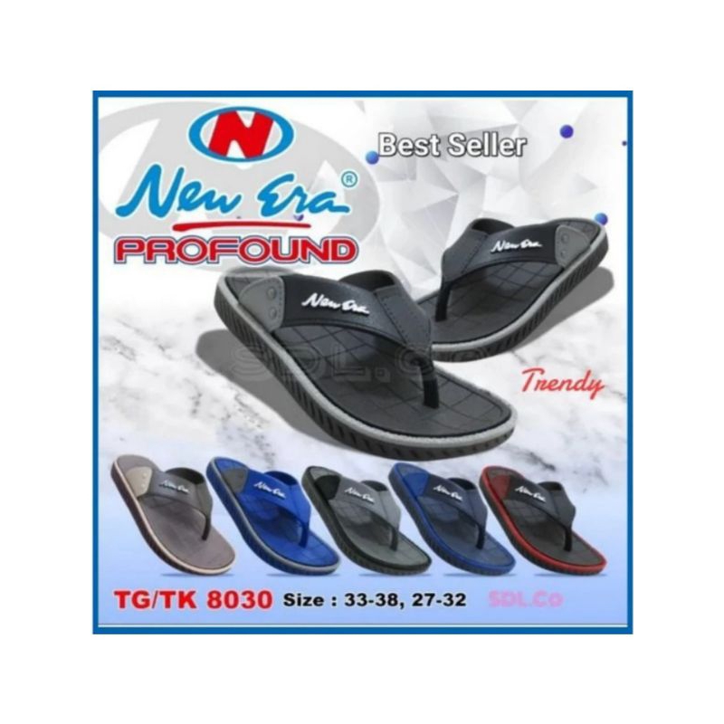 Sandal jepit Pria dewasa New Era profound TG-8030 sporty dan keren