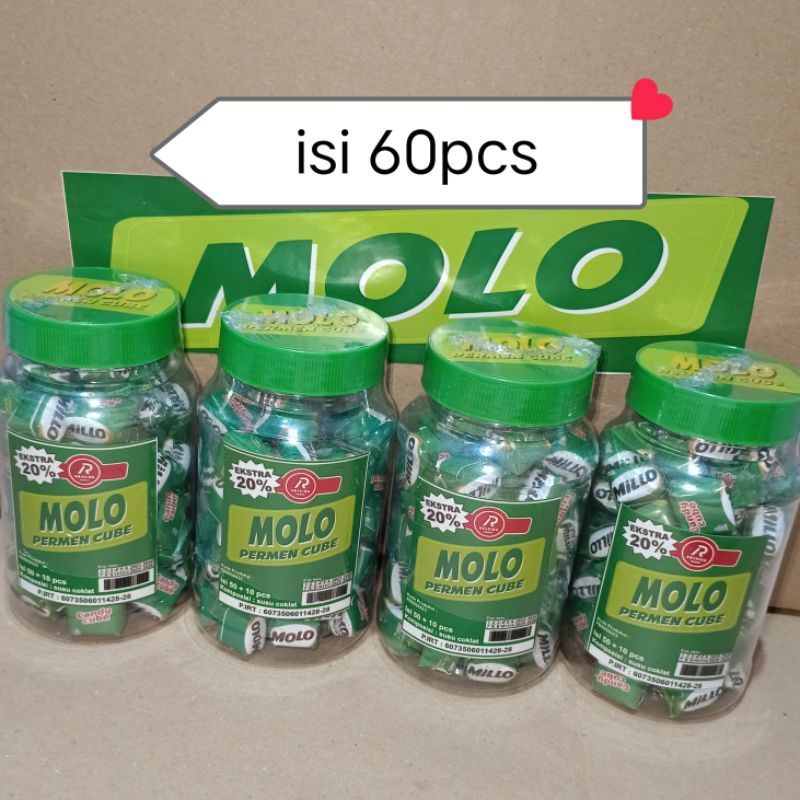 

Permen Viral Millo MILO MOLO Obral Isi 60 Pcs