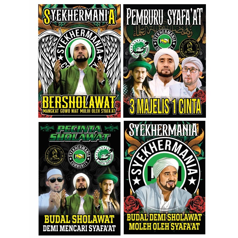 BENDERA SHOLAWAT, BENDERA HABIB SYECH, BENDERA SYEKHERMANIA, BENDERA MAFIA SHOLAWAT, GIANTFLAG PRINT