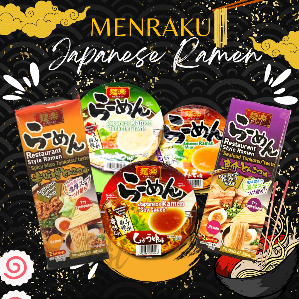 

Menraku Japanese Ramen Mie Jepang Instan Import 1 Buah