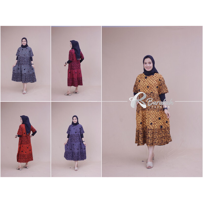 DASTER SUSUN PANJANG - DRESS RAYON HALUS GRADE A BUSUI | Daster kekinian | Daster virall