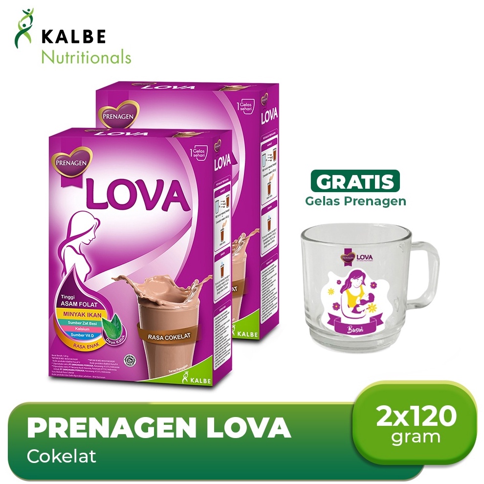 

✨Mall✨ Buy 2 Prenagen Lova Cokelat 120G Free Gelas !