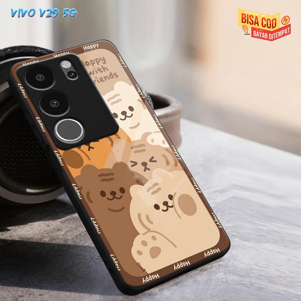 (CC272)CASING GLASS VIVO V29 5G CASING GLOSSY V29 5G CASE KACA VIVO V29 5G SOFTCASE VIVO V29 5G