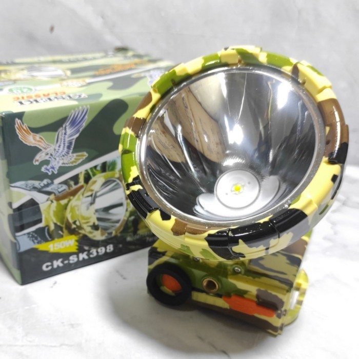 KISEKI CK-SK398 Senter Kepala Head Lamp Led Kiseki Ck Sk398 150 Watt Putih Lampu Led