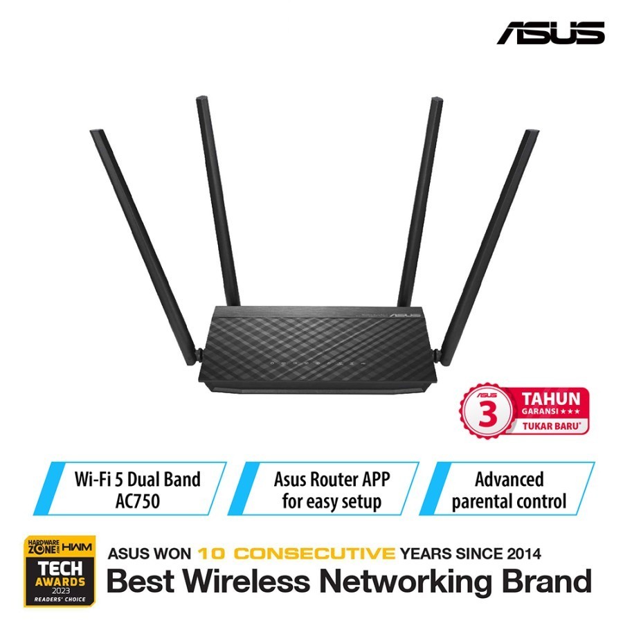 Asus RT-AC750L Dual Band AC750 Wireless Router AC 750