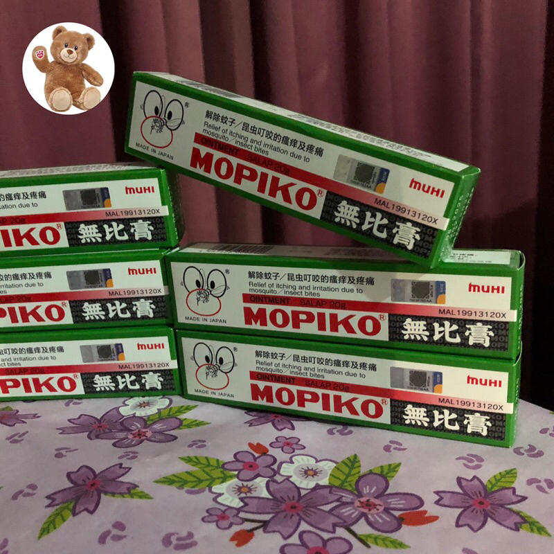 Mopiko 20Gr Made in Japan. Salep Gatal,Iritasi,Nyeri Sendi,GigitSerangga. Malaysia