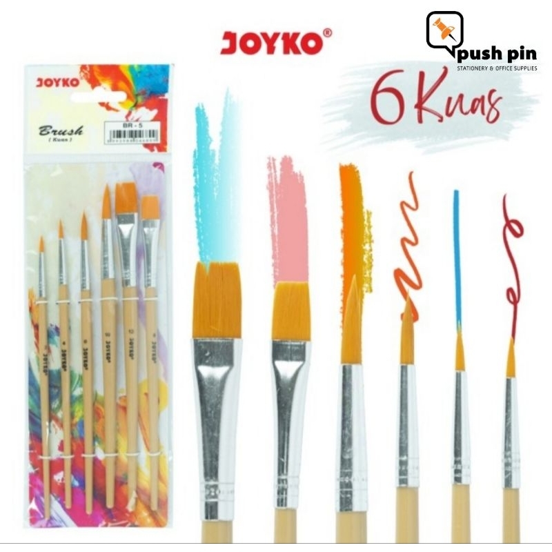 

Joyko Brush Kuas Cat Air Cat Minyak Lukis Acrylic BR-5