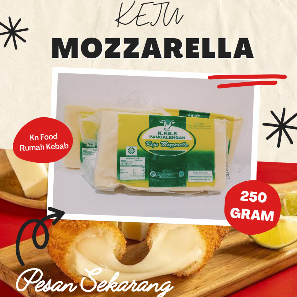 

Keju Mozarella 1000 gr - Keju Mozarella - 1.000gram - Mozarella Cheese