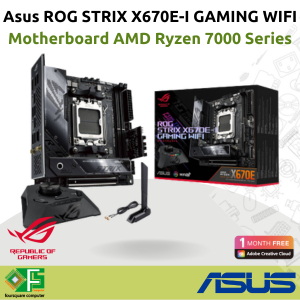 Motherboard Asus ROG STRIX X670E-I GAMING WIFI Mobo AMD Socket AM5 Resmi