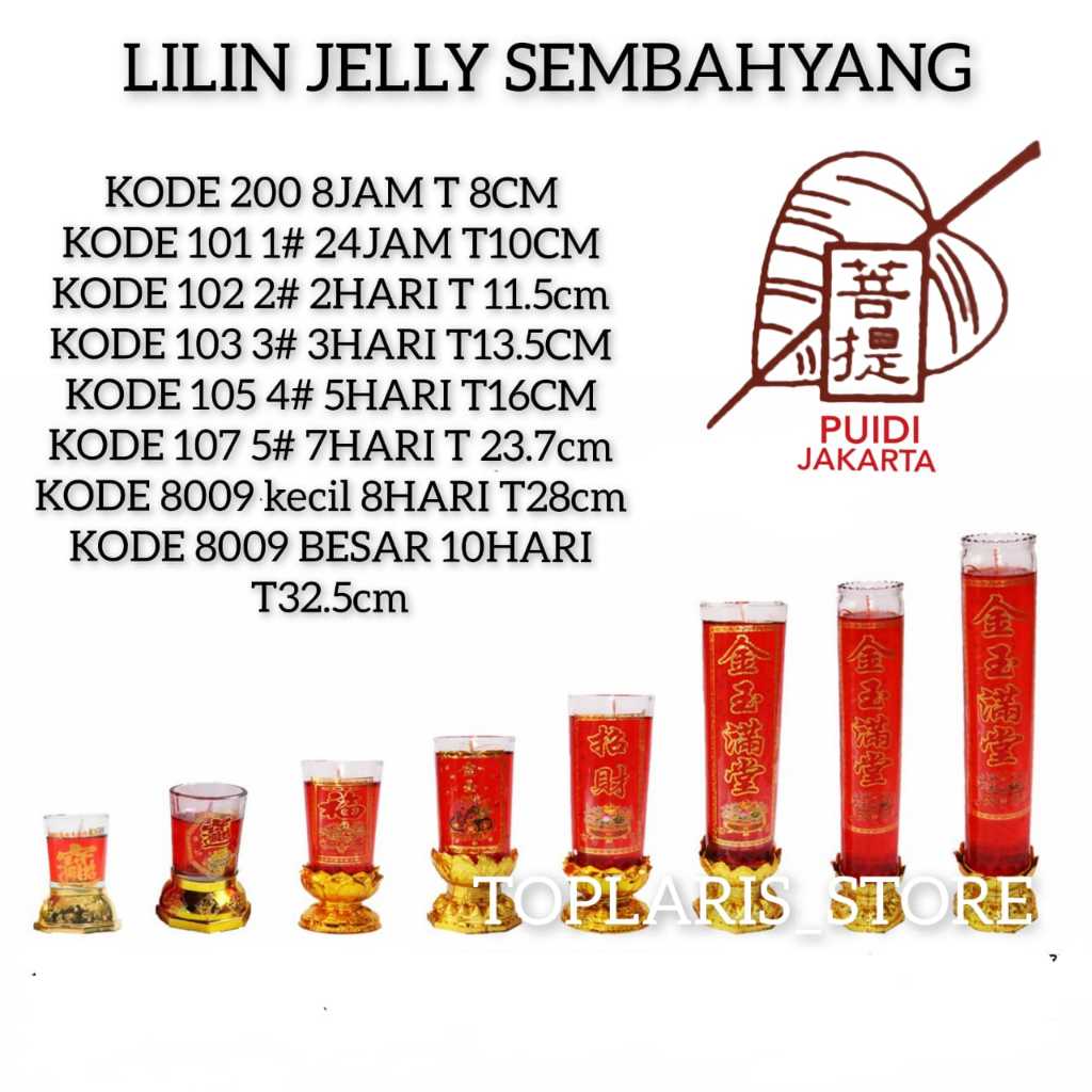 Lilin Jelly Gelas 7Hari 107 #5