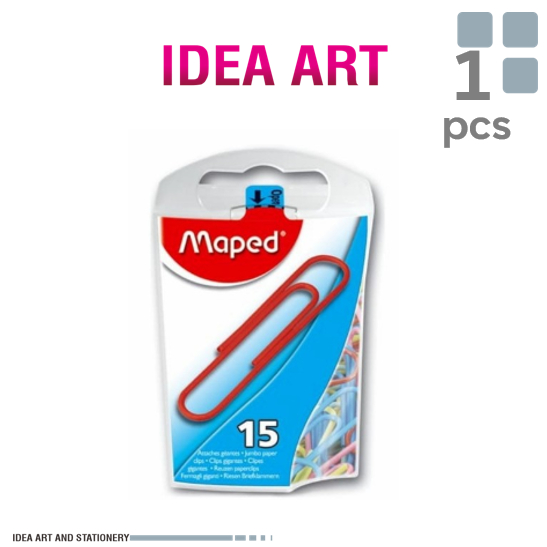 

Penjepit Klip Kertas Besar Maped Paper Clip Jumbo 50 mm 15 pcs