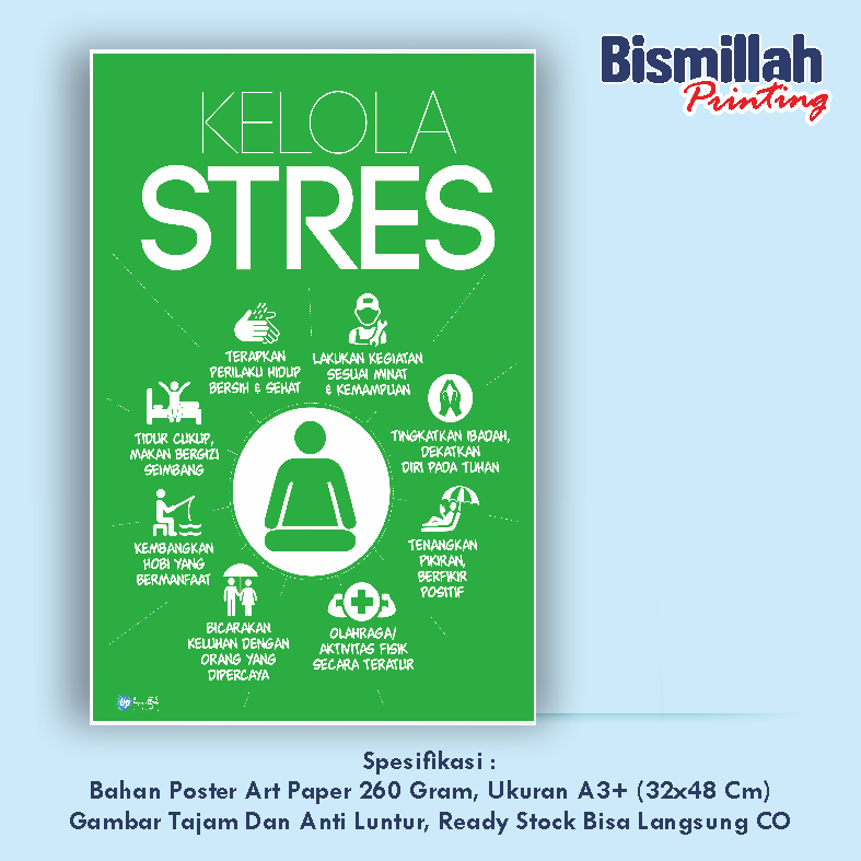 

Poster Kesehatan Kelola Stres