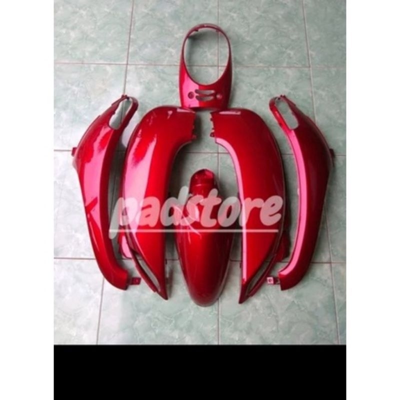 cover body halus motor Honda Scoopy fi 2013 - 2016 MERAH MAROON