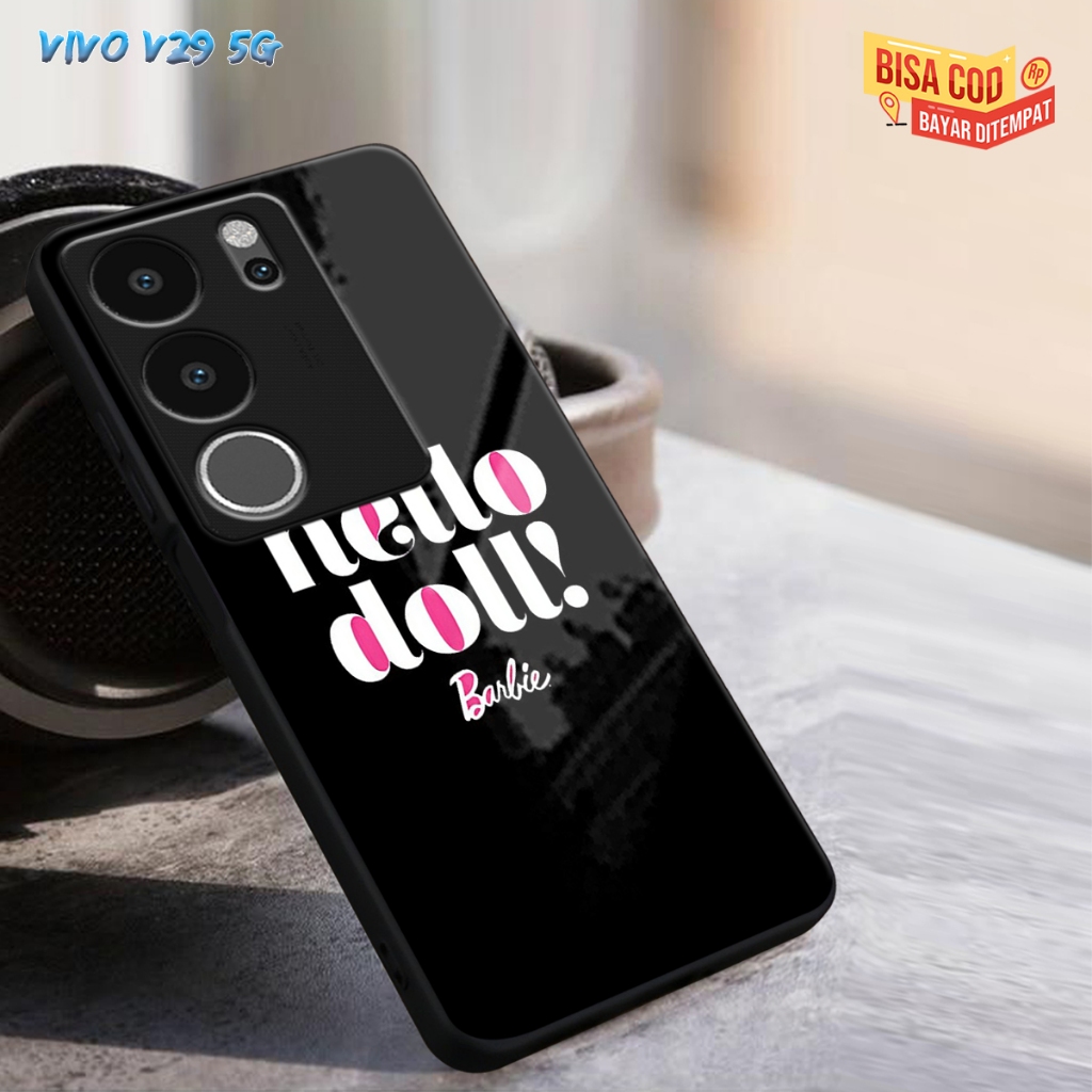 (CC296)CASING GLASS VIVO V29 5G CASING GLOSSY V29 5G CASE KACA VIVO V29 5G SOFTCASE VIVO V29 5G