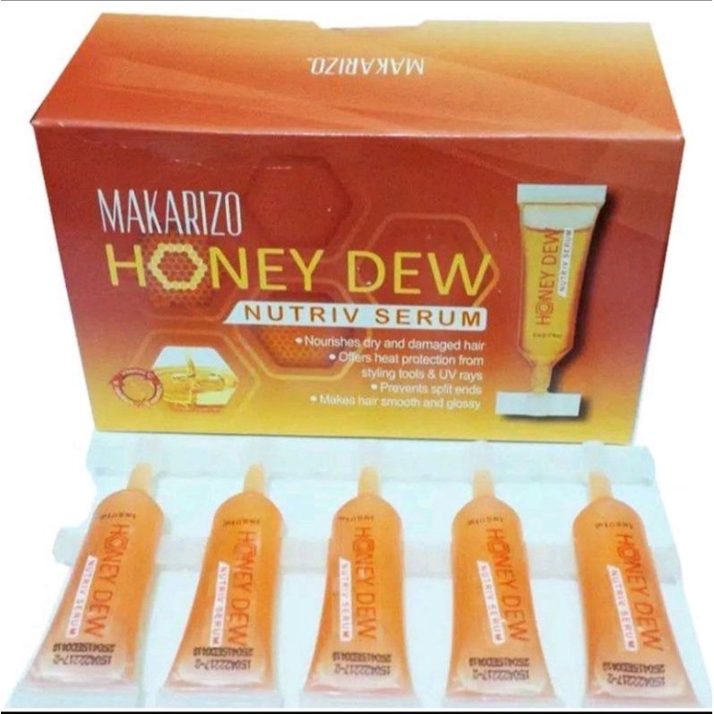 Makarizo Honey Dew Nutriv Serum 5 ml / Serum Rambut
