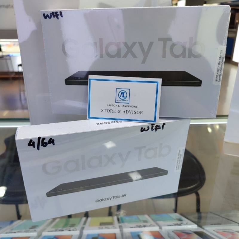 Samsung galaxy tab A9 ram 4/64gb wifi data seluler garansi resmi sein tam 12bulan