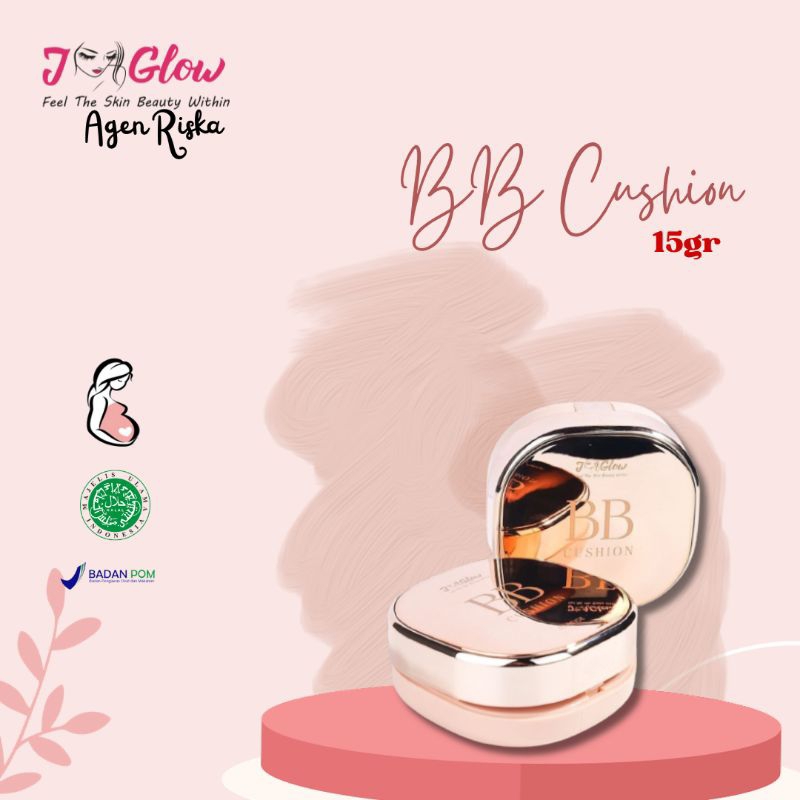 Jglow BB Cushion / Bedak jglow/ makeup jglow
