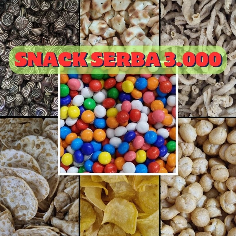 

Aneka Snack Serba Rp3.000 / Kemasan Ekonomis / Makanan Ringan