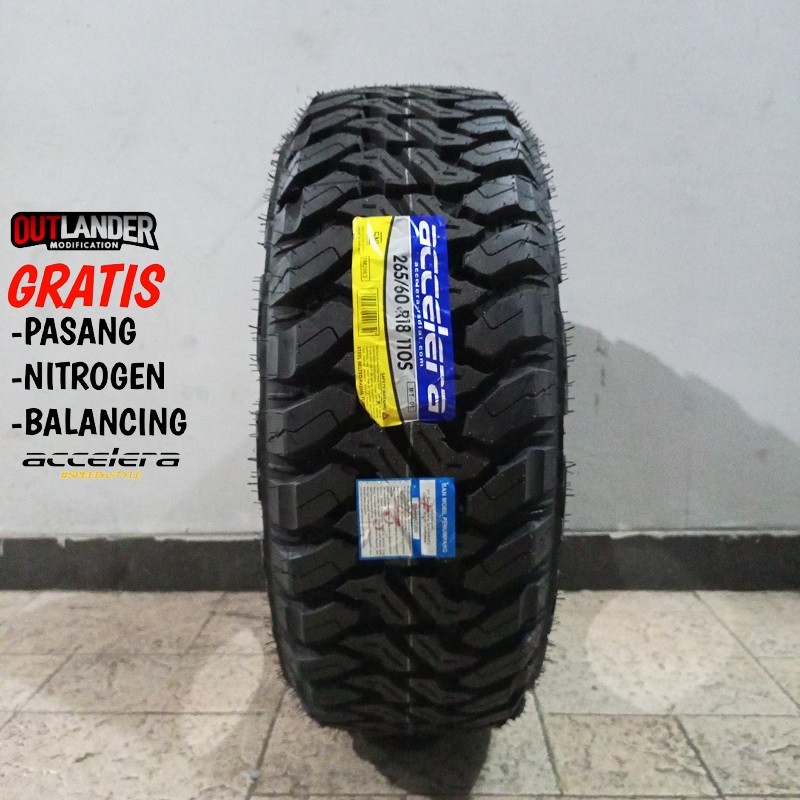 Ban Mobil Offroad RIng 18  265 60 | Merek Accelera MT-01 265 60 R18