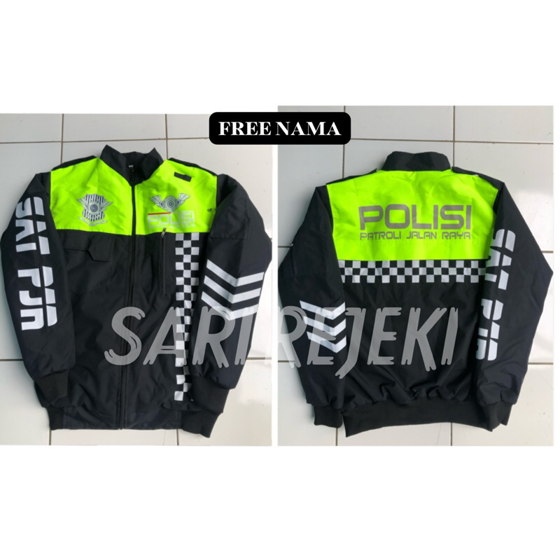 JAKET PATWAL POLISI LANTAS TERBARU ORIGINAL JAKET POLIS LANTAS