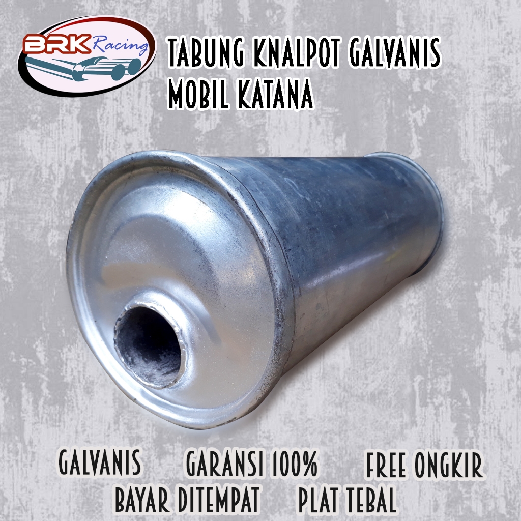 Tabung Knalpot Standar Mobil Katana Gendangan Standar Galvanis