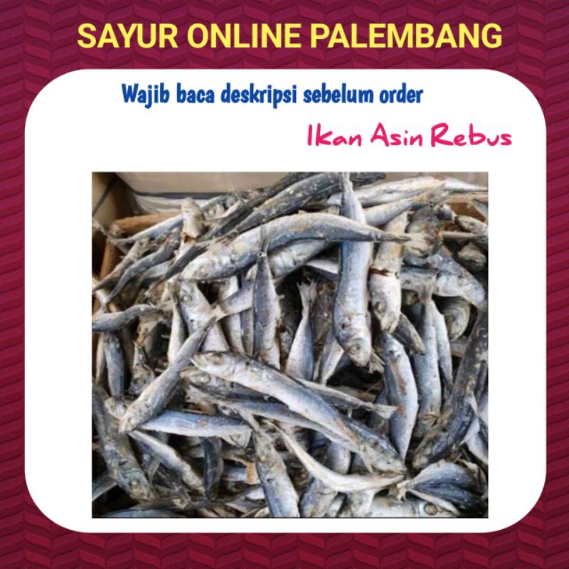 

Ikan Asin Sarden Rebus Per 100gram - Pasar Toko Sayur Segar Lauk Online Palembang