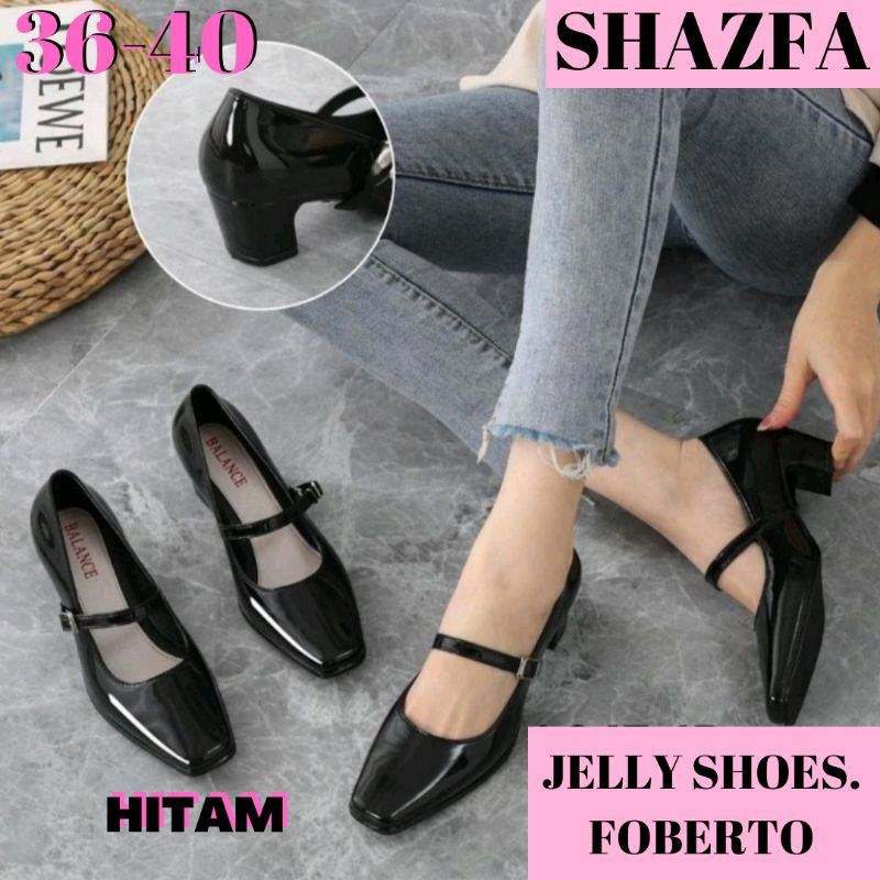 ( COD ) SPATU SEPATU JELLY SHOES JELLYSHOES PANSUS WEDGES TALI CEWE CEWEK WANITA IMPOR IMPORT KOREA