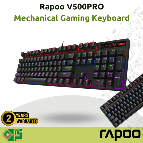 Rapoo V500PRO Backlit Mechanical Gaming Keyboard