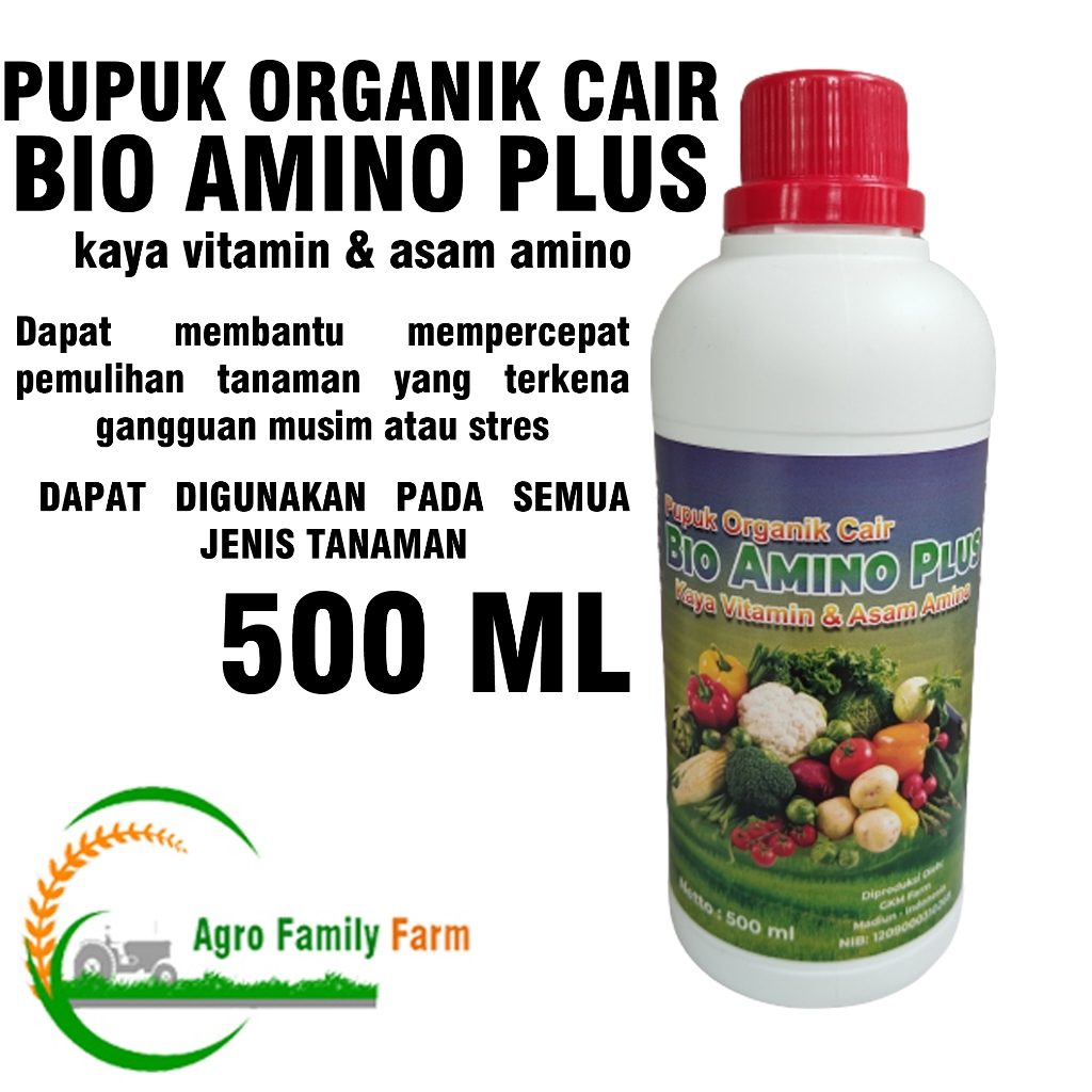 Bio Amino Plus Pupuk Organik Cair Pupuk Asam Amino 500 ml
