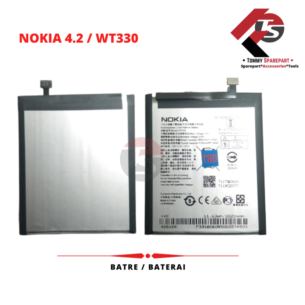 BATERAI NOKIA 4.2 WT330 KUALITAS ORIGINAL