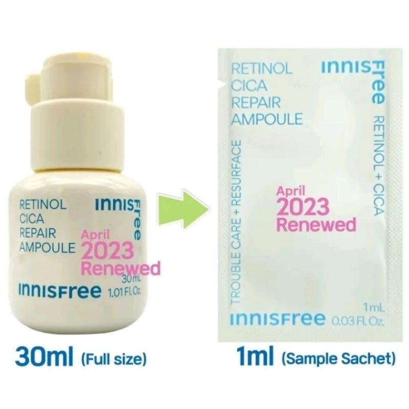 INNISFREE Retinol Cica Repair Ampoule Sample 1ml