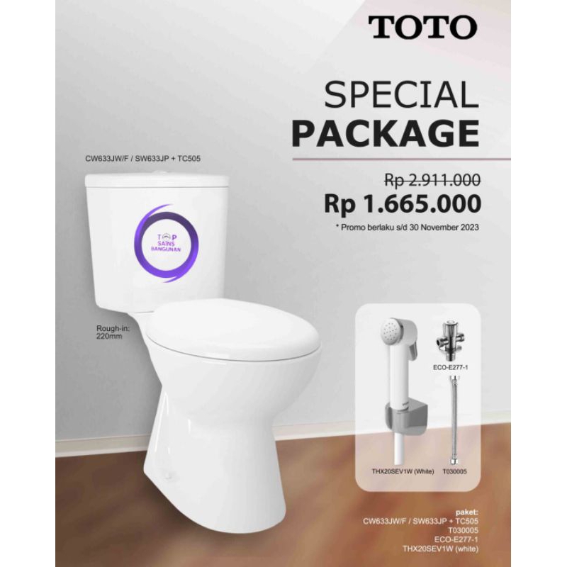 Kloset TOTO, promo TOTO CW633JW