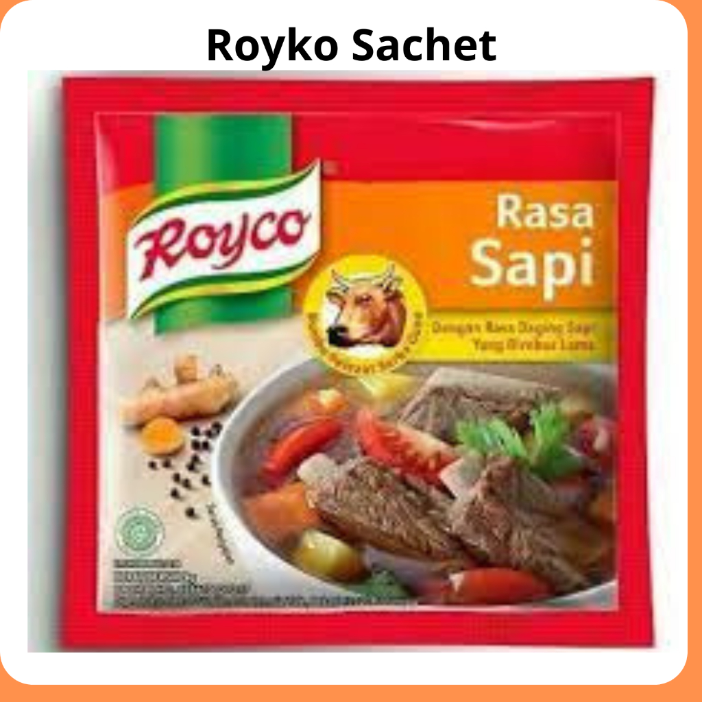 

Royco Bungkus Kecil Varian Rasa Sapi 1 renceng isi 12 saset