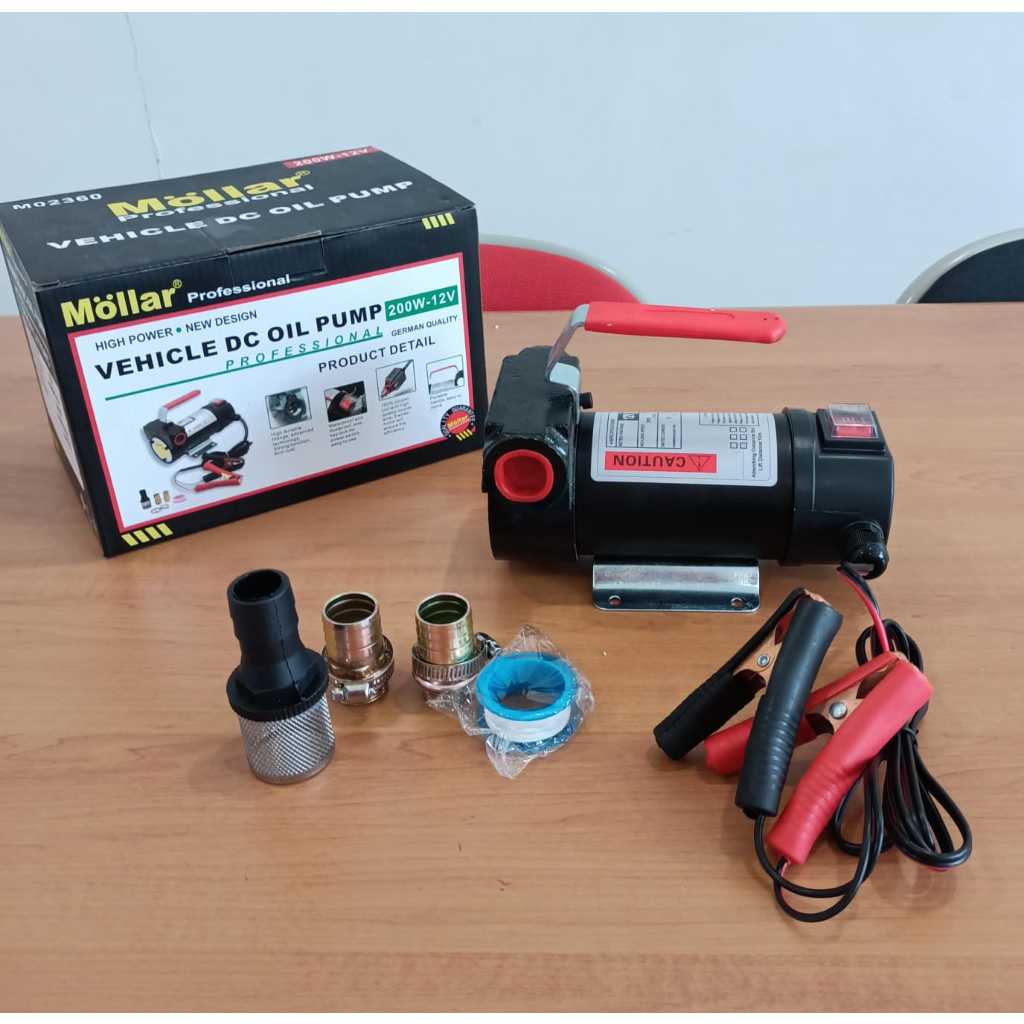 MOLLAR MO2360 POMPA OLI AKI / POMPA MINYAK OLI / OIL PUMP DC 12V / AC 220V