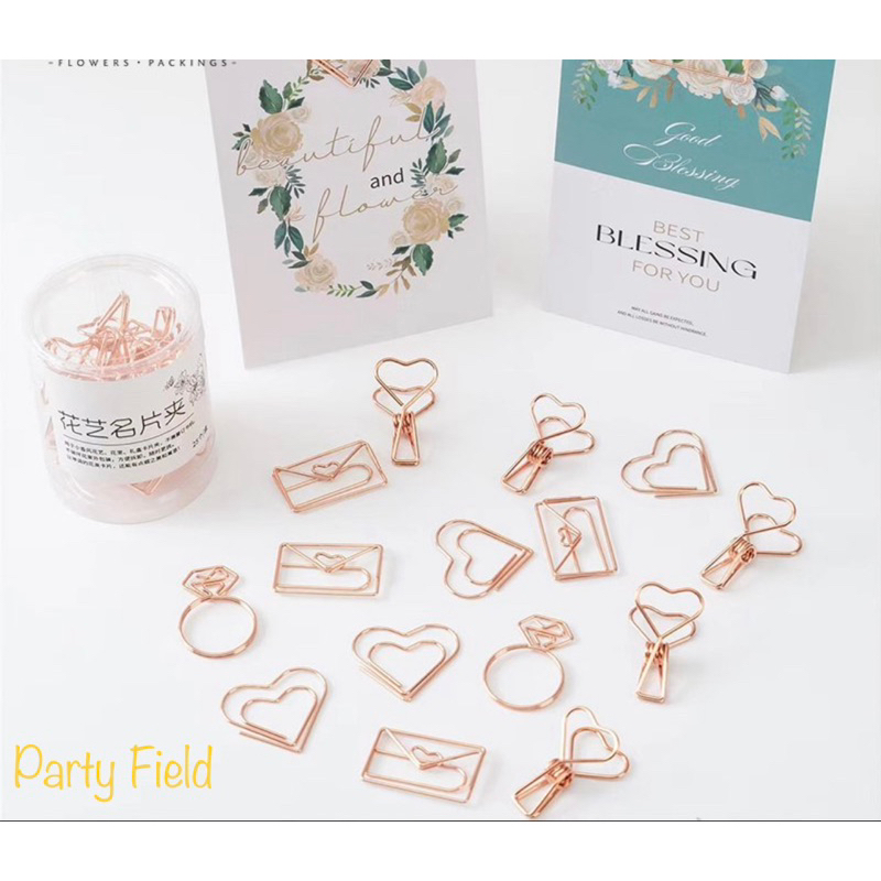 

[1Pak/25Pcs] Hympj Name Card Holder / Penjepit Kartu Nama