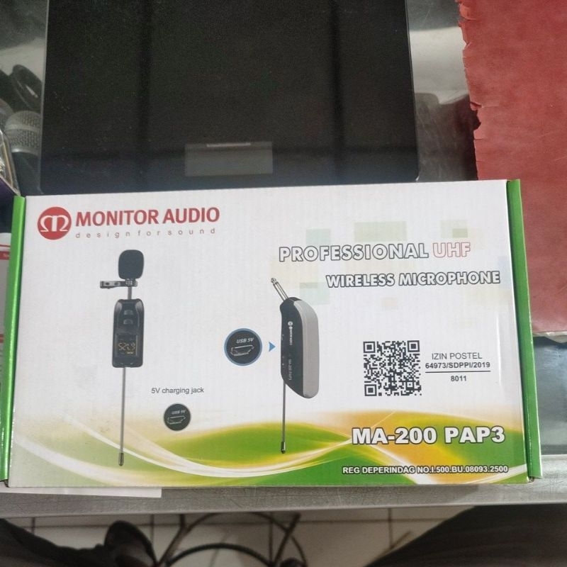 mic clip on monitor audio MA-200 PAP3