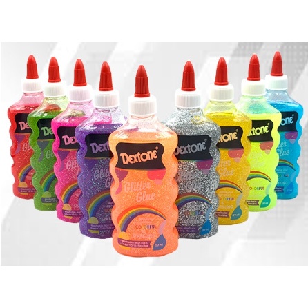 

PROMO - DEXTONE GLITTER GLUE 177ML PRAKARYA ART and Craft Bisa jadi slime