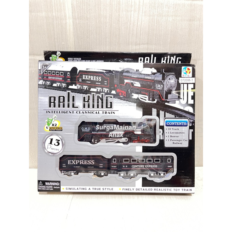 MAINAN ANAK KERETA RAIL KING MAINAN KERETA-KERETAAN