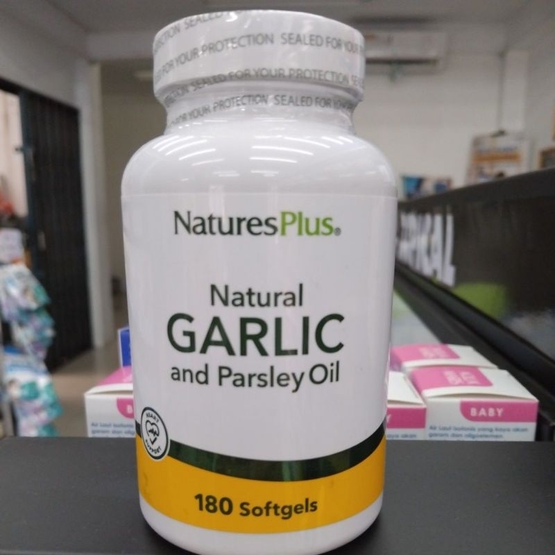 Nature plus Garlic and Parsley oil 180 sofgels