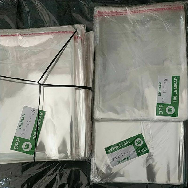 PLASTIK OPP 13X15/ OPP / PLASTIK OPP/ 13X50